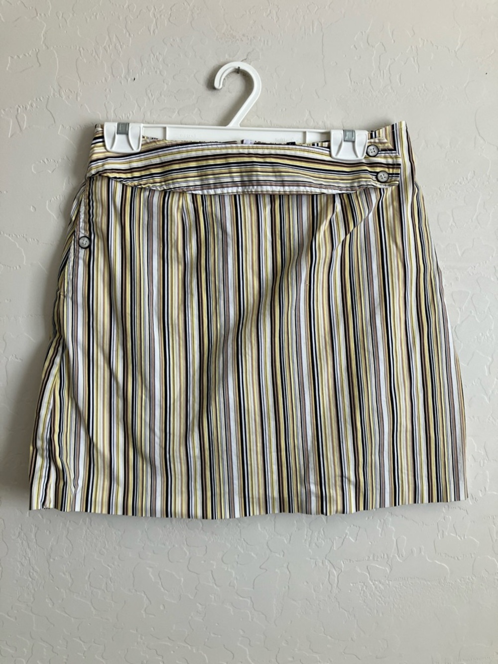 IsiSport Golf Skort Womens 10 Striped A Line Stretch Athletic Tennis Athleisure
